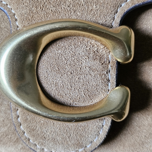 Coach Suede Chain Tabby Bag - Picture 9 of 12